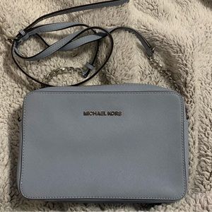 Michael Kors Light Blue Jetset Crossbody